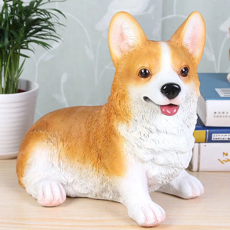 Креативные милые собачьи копилки Лаки скульптура копилка коробка для денег