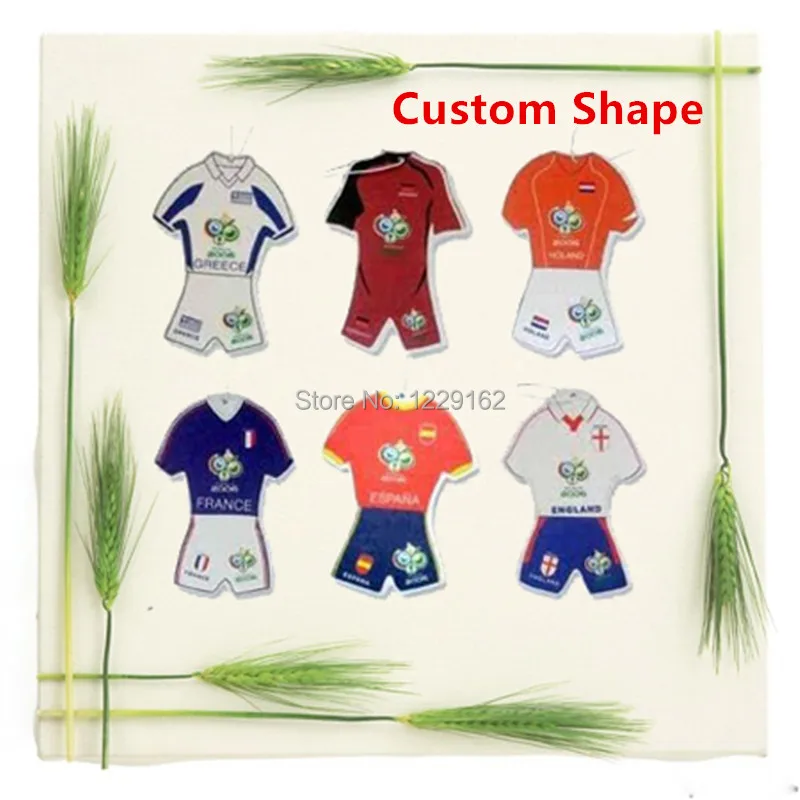 (2000 шт./лот) индивидуальная форма/логотип автомобильный освежитель воздуха