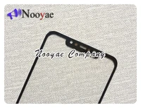 black glass screen for xiaomi pocophone f1 glass lens front outer panel not touch screen digitizer 50pcslot