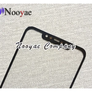 black glass screen for xiaomi pocophone f1 glass lens front outer panel not touch screen digitizer 50pcslot free global shipping