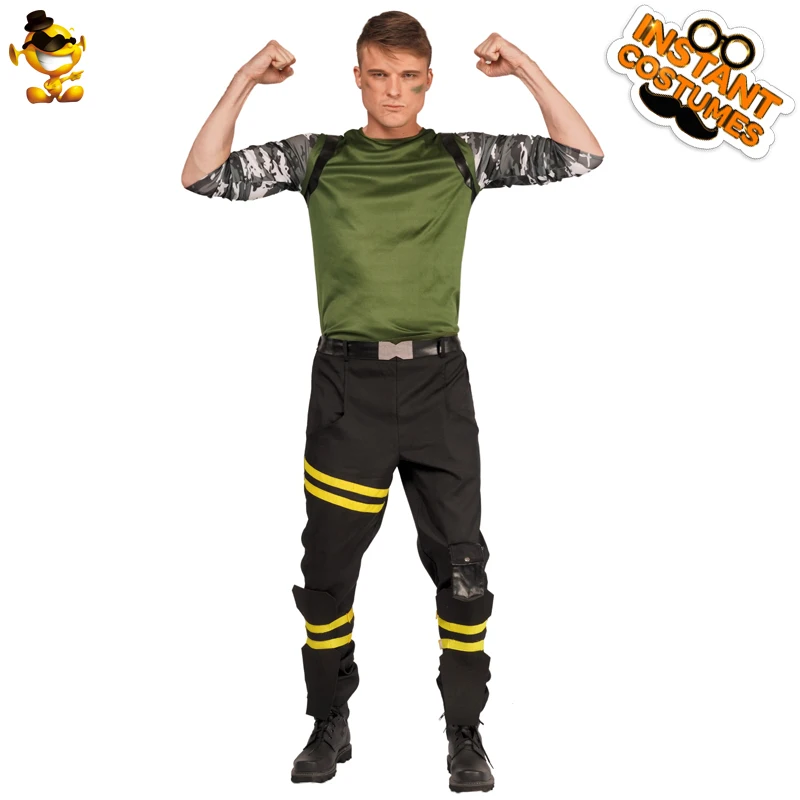 Взрослые парные костюмы для косплея солдат карнавальный костюм Камуфляжный