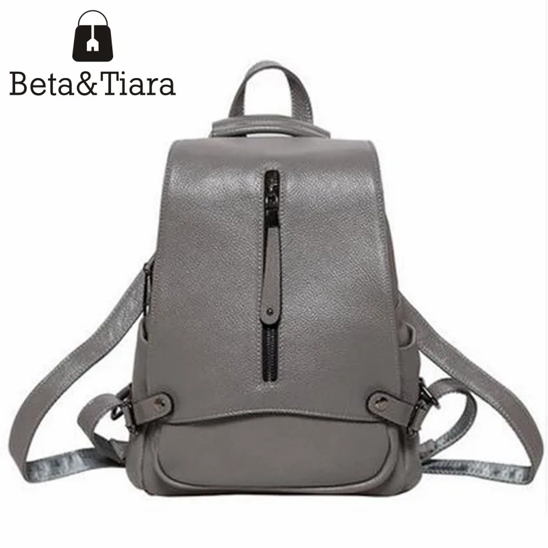 Genuine leather anti-theft backpack women travel ladies cow bags large capacity backpacks mochilas mujer 2017 | Багаж и сумки