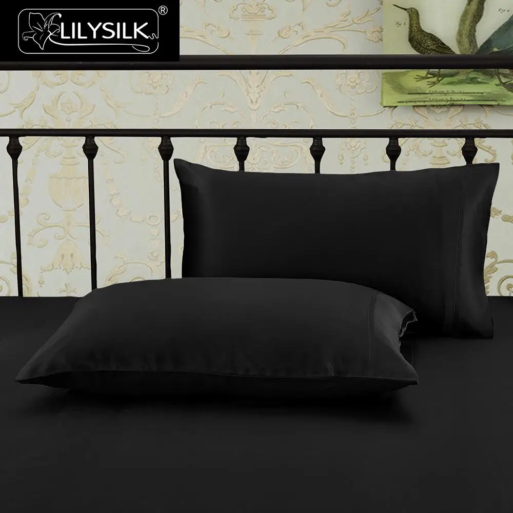 Lilysilk Наволочка шелковая натуральный шелк Mulberry 25 Momme 40x60см, 50x70см