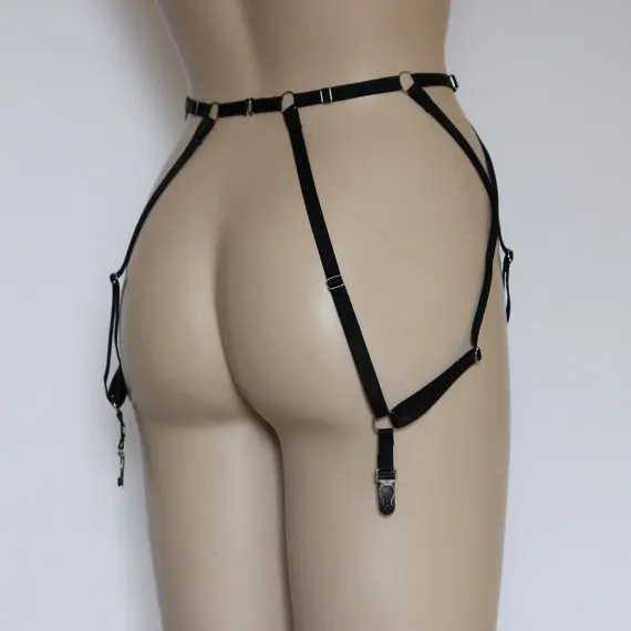 Горячая Распродажа пастельный Готический женский чулок пояс на подтяжках троица