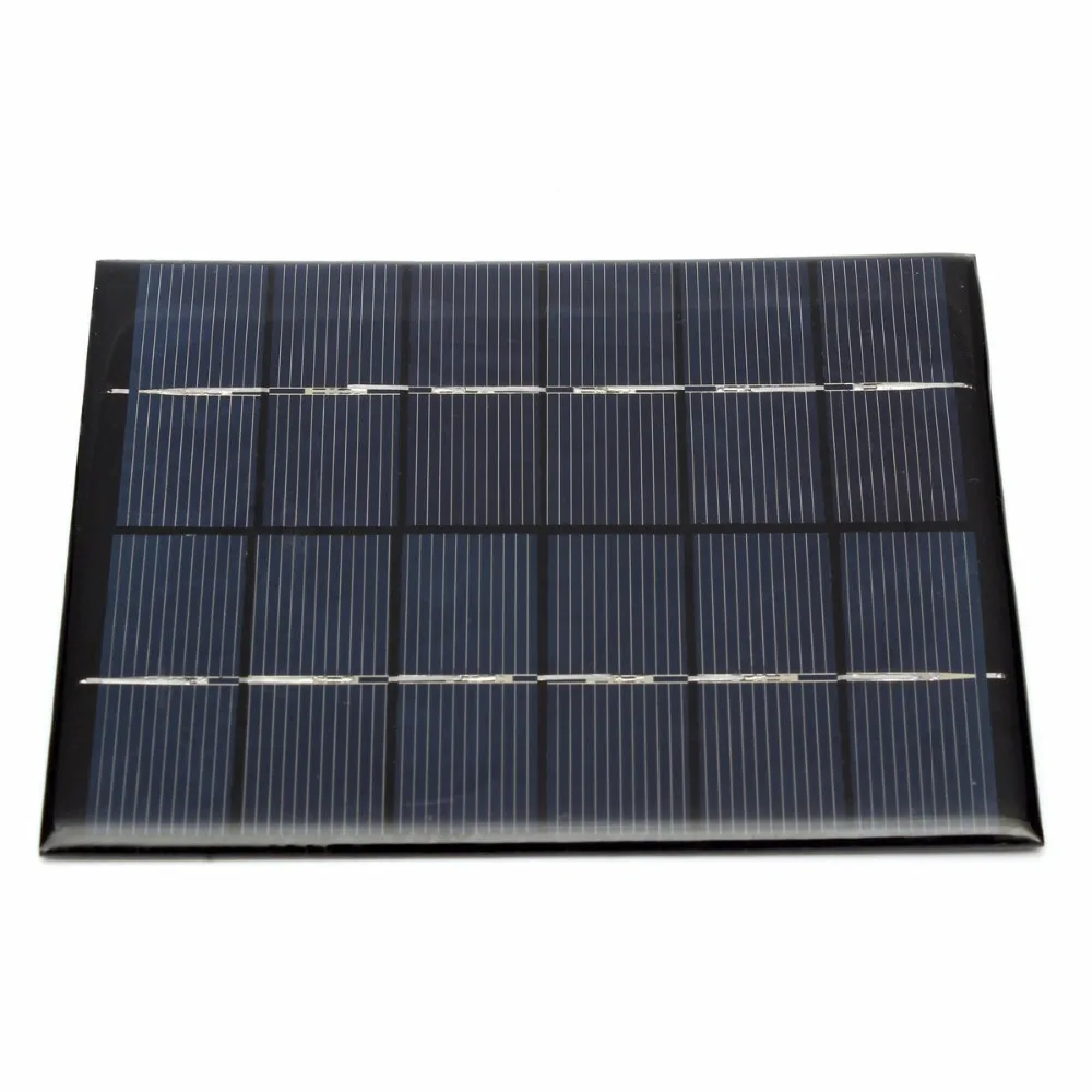Zerosky Универсальный 6V2W 330 мА/ч Панели Солнечные DIY Солнечное зарядное устройство