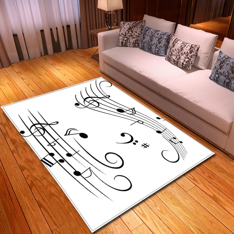 Современный ковер 3D с цветной клавиатурой пианино коврики памятью формы детские