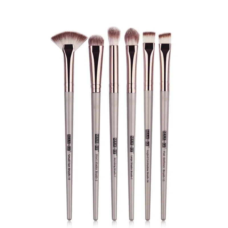 

New Makeup Brushes 6 PCS Professional Blending Eyeshadow Eyebrow Brush For Foundation Powder Blush Makeup Brush Set