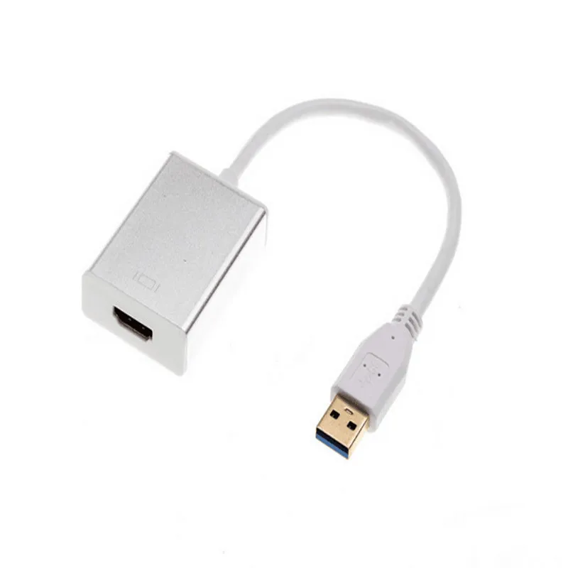 Новый Графический конвертер USB 3 0 в HDMI для HDTV LCD ПК ноутбука Аудио Видео |