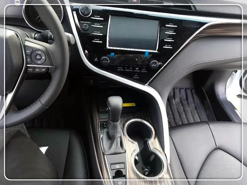 Левый руль для Toyota Camry 2018 2019 матовая Автомобильная средняя консоль декоративные