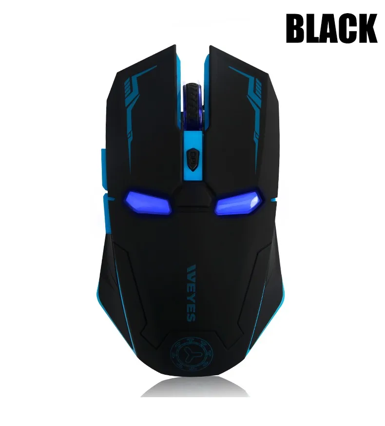 Броня Железный человек Беспроводная мышь Inalambrico USB компьютер ПК игровой Steelseries Лазерная эргономичная Бесшумная Mause Weyes