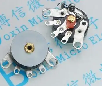 5 шт./лот RV12MM B503 B50K B10K B103 плоская ножка с переключателем lat ножной потенциометр