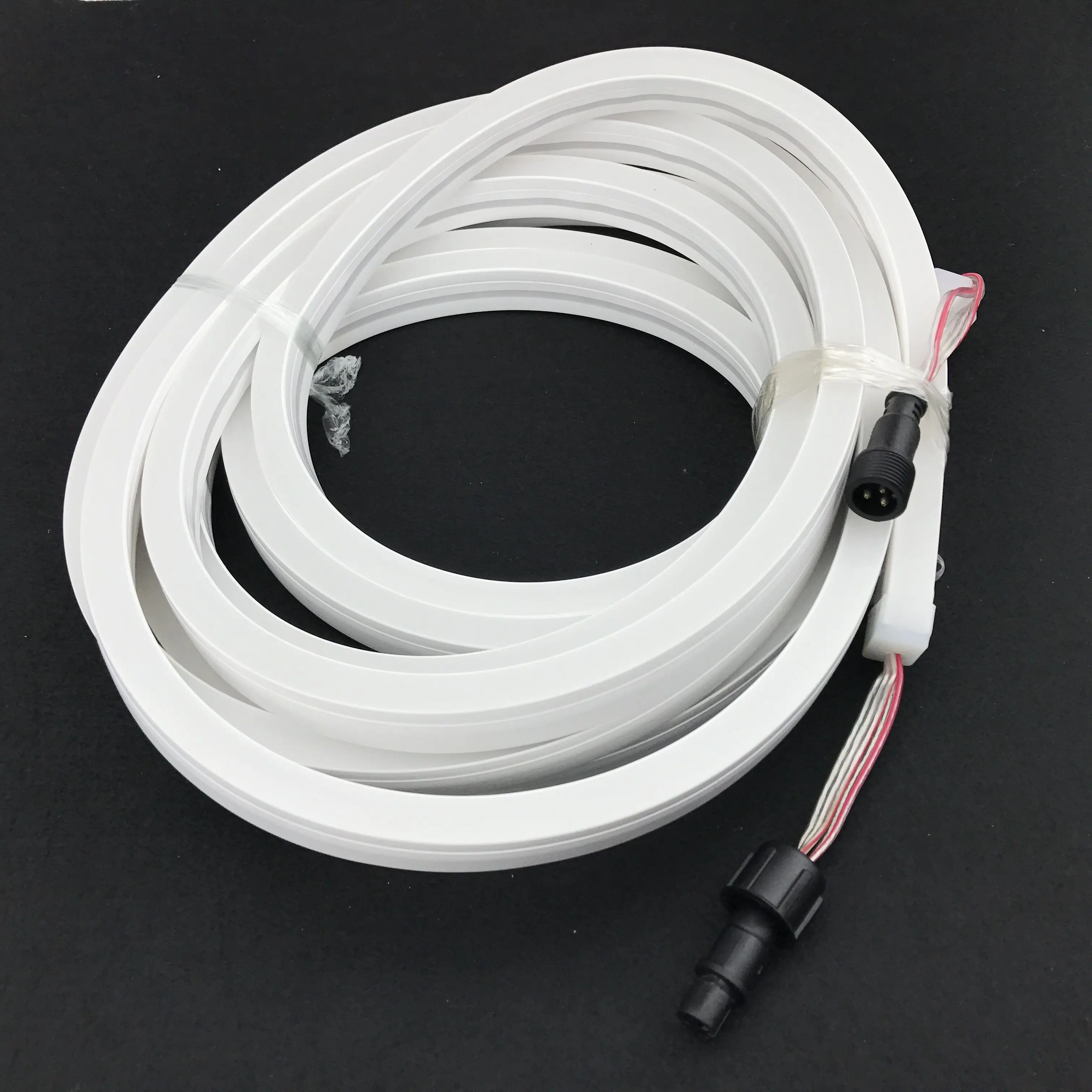 Неоновый гибкий rgb светильник с плоской поверхностью/12 мм * 20 мм/5 м DC5V WS2812B