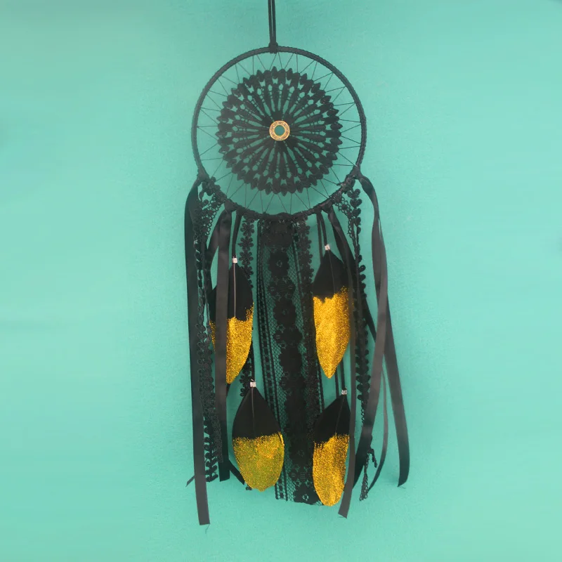 

Indian Style Diameter 15*45cm Dreamcatcher Handmade Wind Chimes Hanging Pendant Dream Catcher Home Wall Art Hangings Decorations