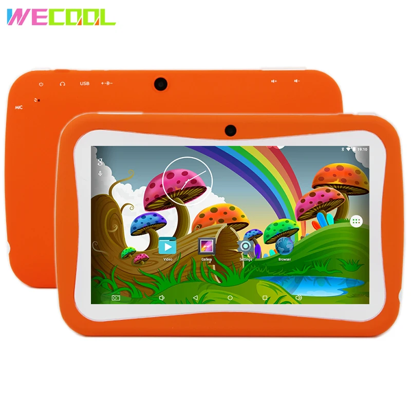 Продвижение 7 дюймов wecool детей Планшеты PC предназначен для 8 ГБ 4 ядра android babypad