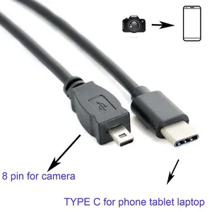 TYPE C OTG CABLE FOR NIKON Coolpix S3100 S3000 S31 S32 S2750 S2700 S230 S203 camera to phone edit picture video