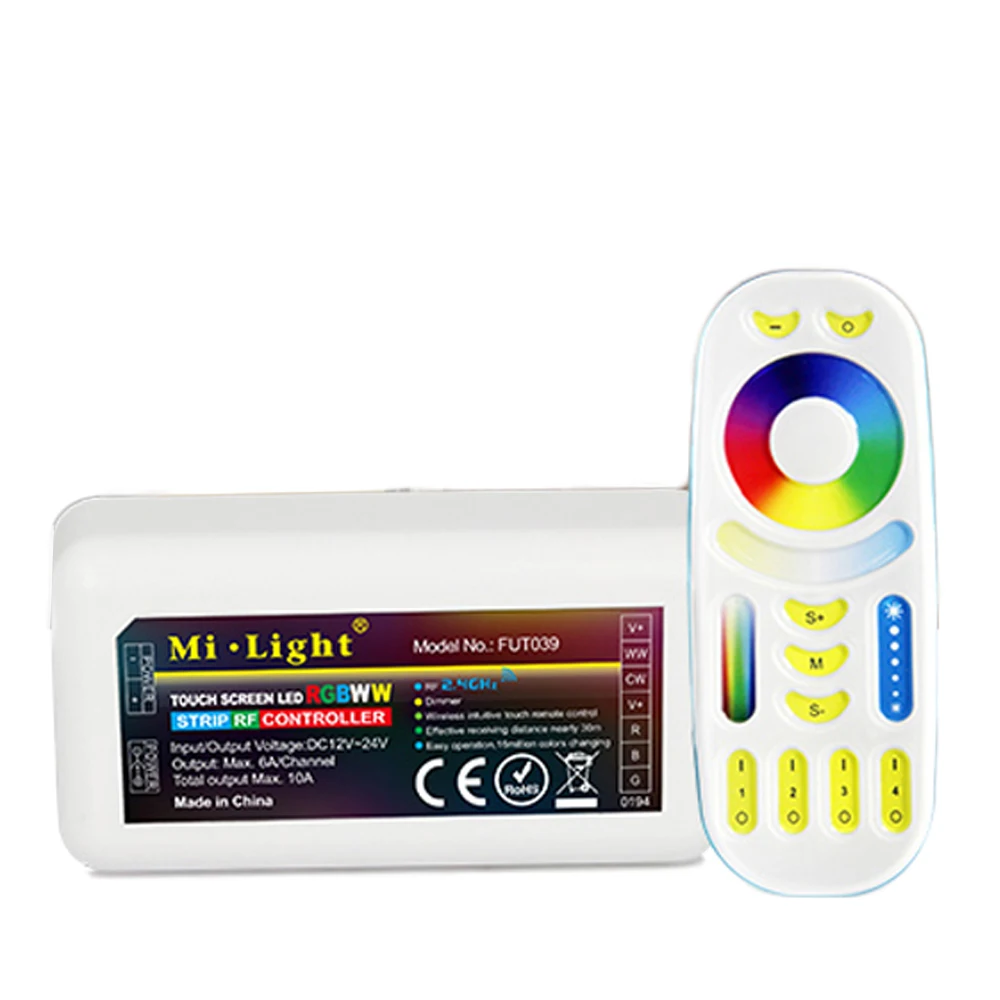 Контроллер mi светильник rgb 2 4g rgbw контроллер светодиодной ленты дистанционный