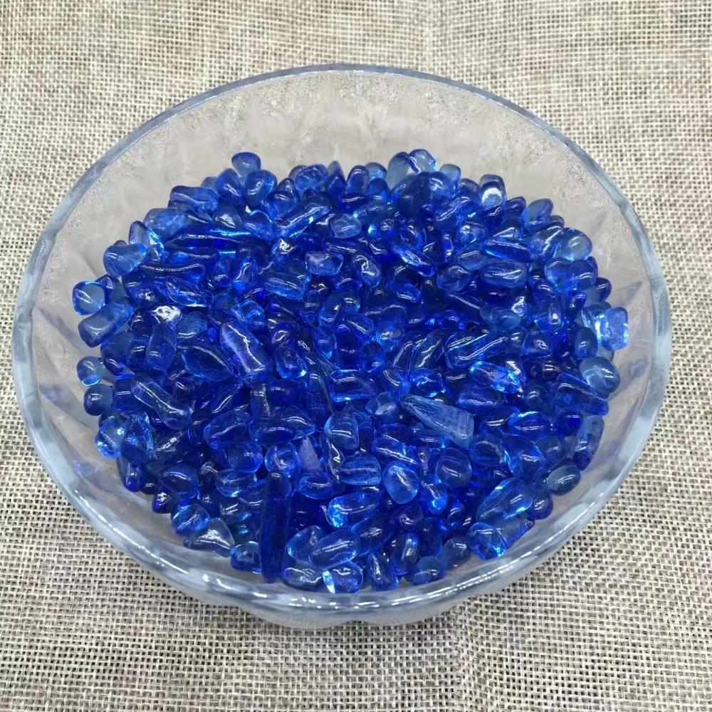 Wholesale Natural Light Blue Coloured Glaze Crystal Stone Rock Mineral Specimen Planting Aquarium Fish Tank Decor Crafts | Дом и сад