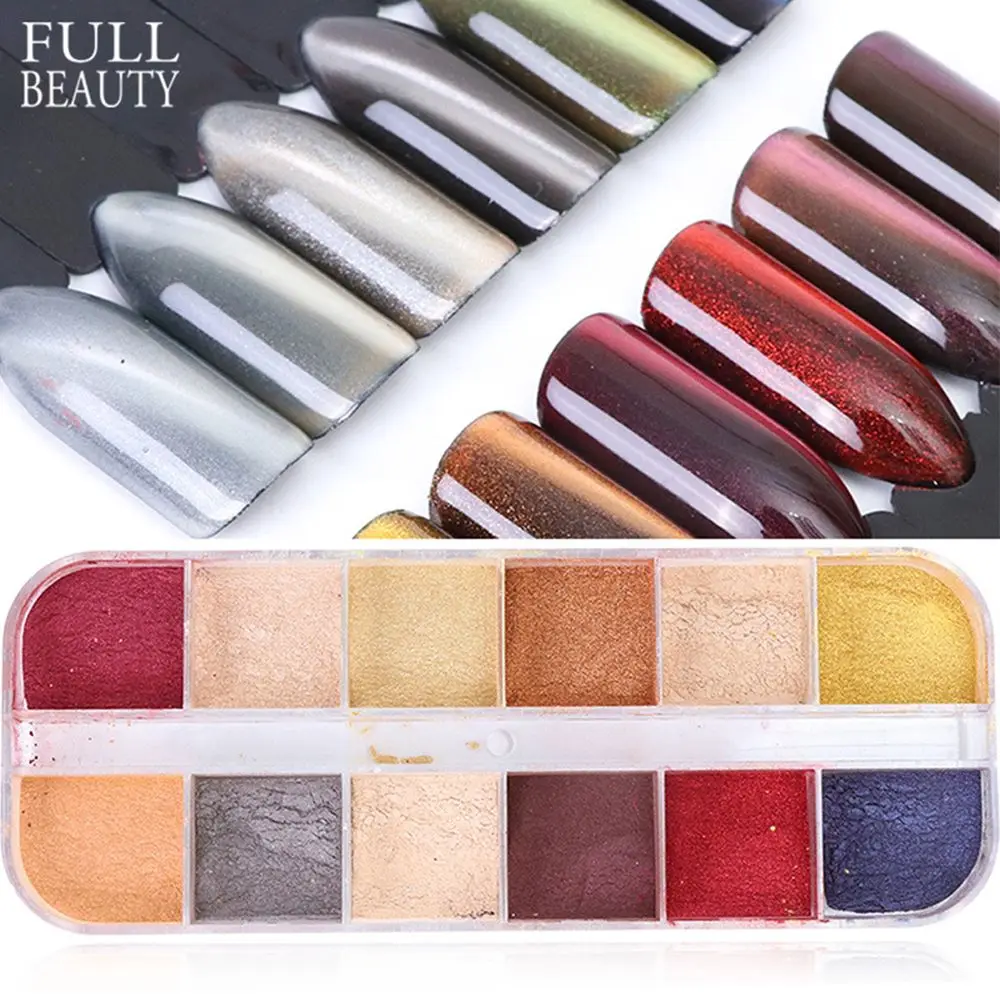 Магнитный порошок кошачий глаз для дизайна ногтей УФ гель полировки