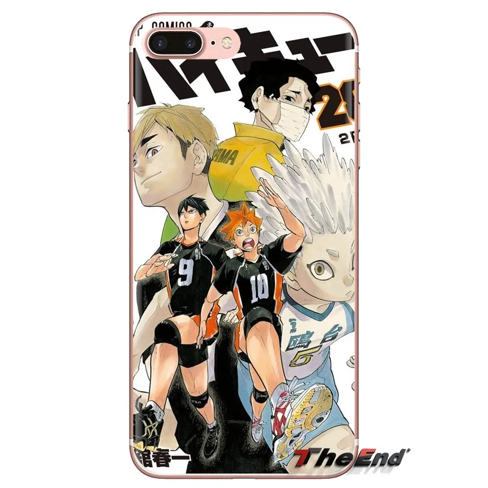Прозрачный мягкий чехол для Samsung Galaxy S3 S4 S5 Mini S6 S7 Edge S8 S9 S10 Plus Note 3 4 5 8 9 Haikyuu! Второй