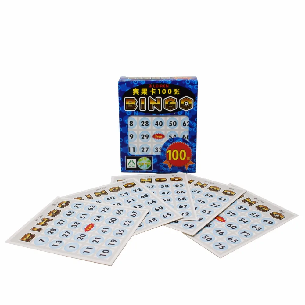 Бинго карта 100/200/300 шт/набор для игры в бинго|Настольные игры| |