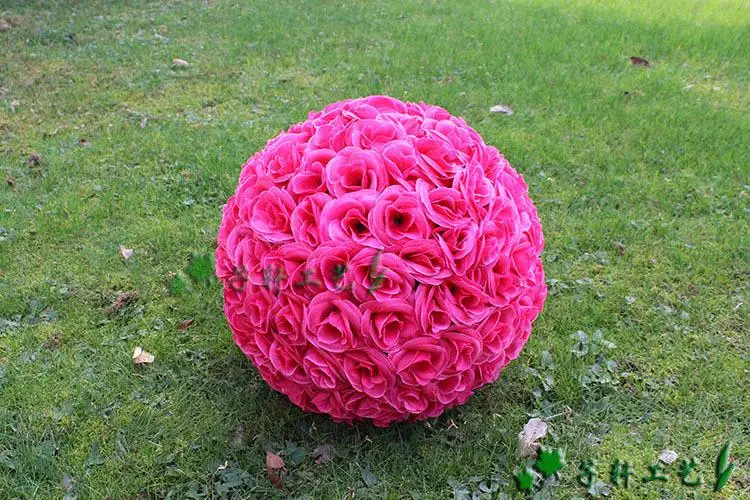 25 см 10 дюймов Искусственные белые розовые шары для поцелуев из шелковых цветов