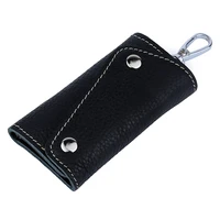 guaranteed 100 cowhide unisex key holder new arrivals genuine leather hot brand european and american multi function key wallet