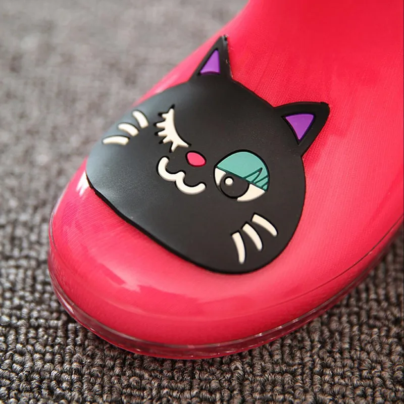 Детские резиновые сапоги Koovan новинка 2017 теплые дождевые для мальчиков и девочек