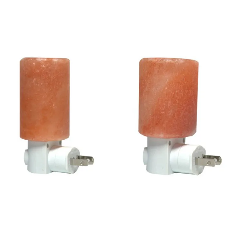 Вращающийся мини Гималайский соляной ночник в форме цилиндра настенный