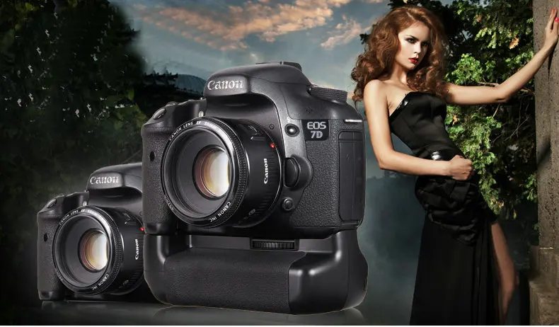 Новинка держатель для аккумулятора CANON 7D чехол камеры|battery grip|grip for canonbattery grip canon |