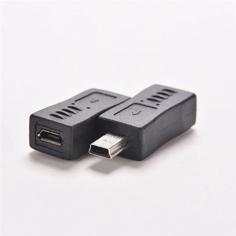 2 шт. микро USB женский мини Мужской адаптер зарядное устройство конвертер 2X JX Aug29