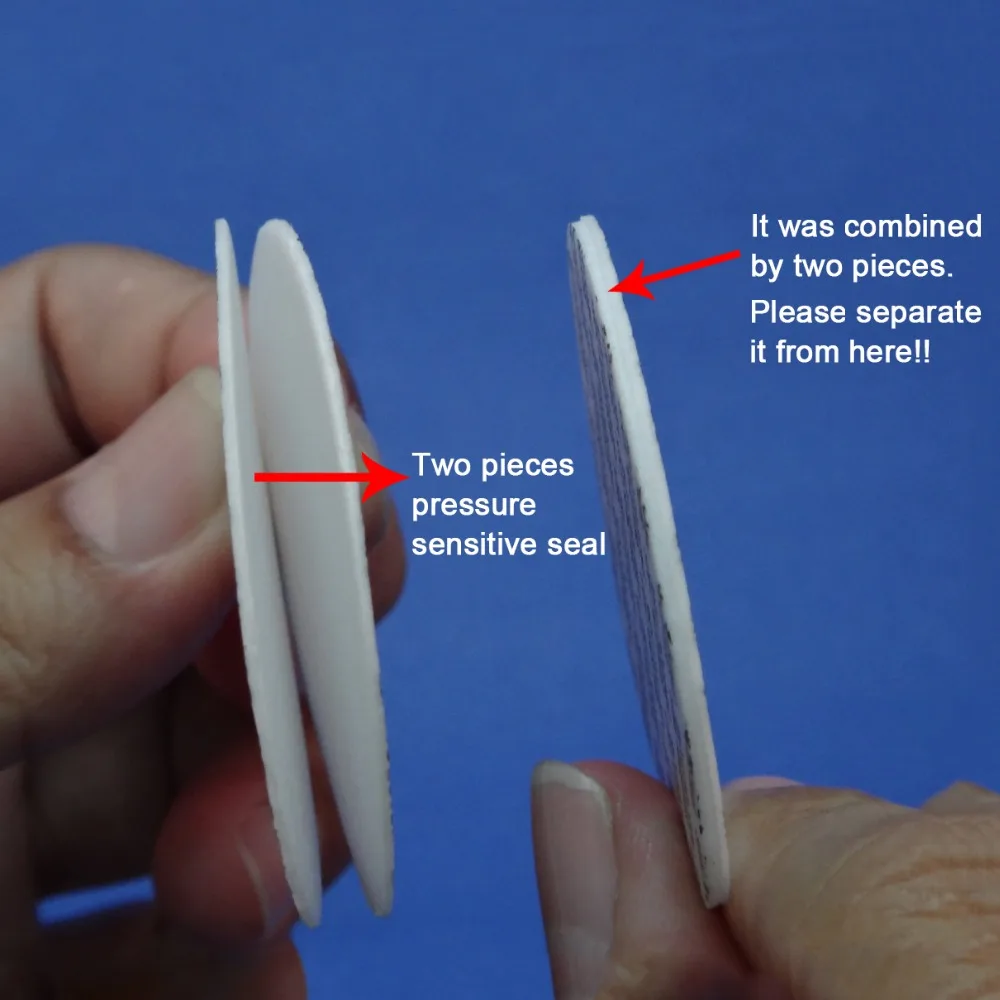 Вкладыши самоклеящиеся диаметр 69 мм 200 шт.|self-adhesive| |