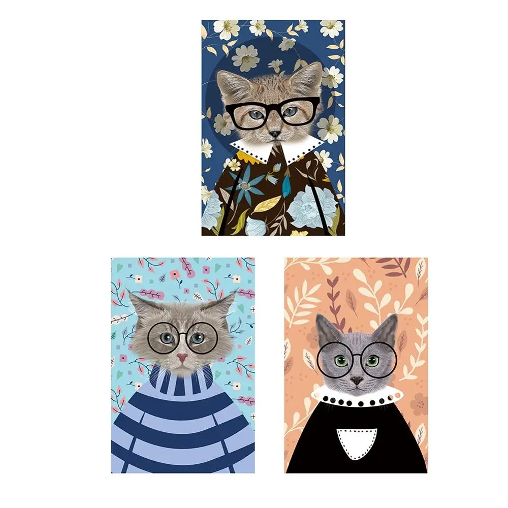 Классная картина в виде кошки искусство на холсте минималистическом стиле