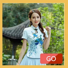 Sheng Coco Китайская традиционная одежда Hanfu женская рубашка Ципао Китай Mujer элегантная Древняя китайская блузка Чонсам Цветочные Топы
