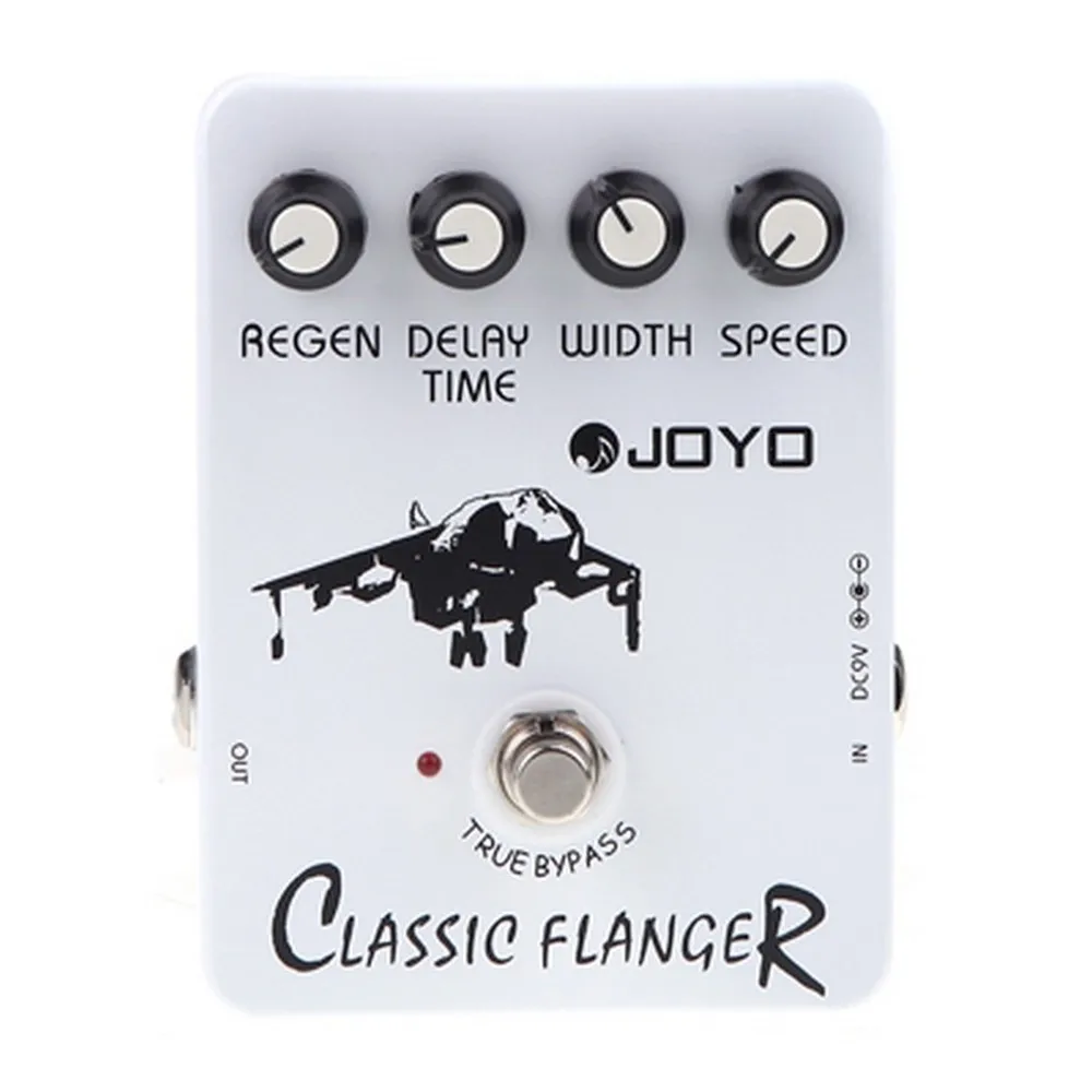 

JOYO JF-07 Classic Flanger Guitar Effect Pedal True Bypass Control Speed Regain Width Delay Time Great Metallic Effects Parts