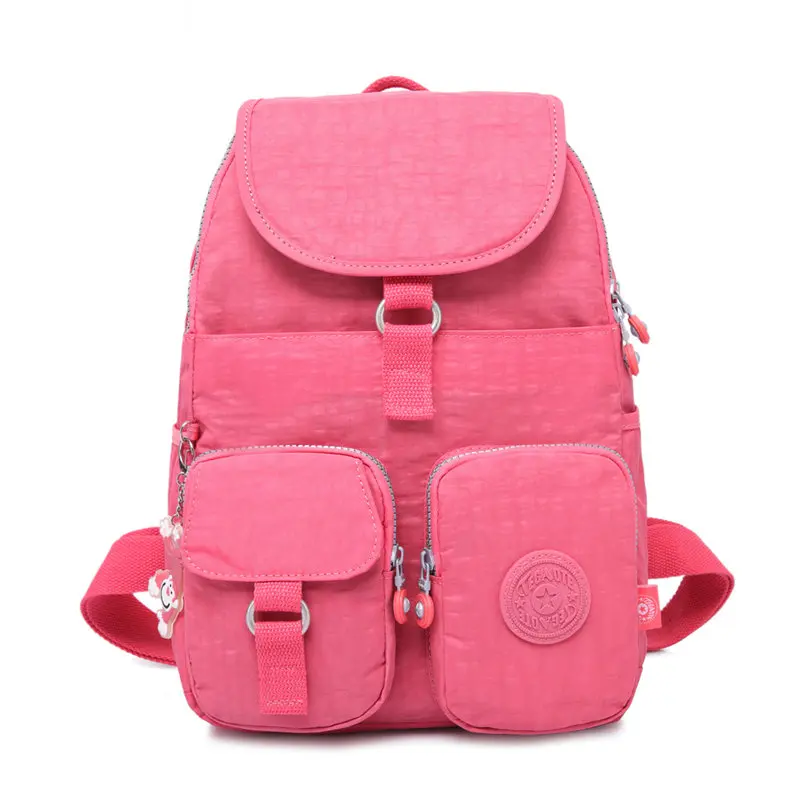 Watermelon Red TEGAOTE, школьный рюкзак для девочек-подростков, Mochila, женские рюкзаки, нейлон, водонепроницаемый, Повседневный, для ноутбука, рюкзак, женский, Sac A Dos - Цвет: Watermelon Red