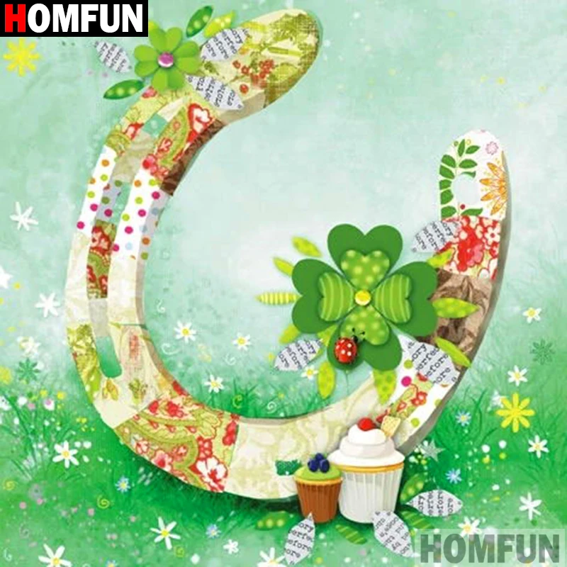 Алмазная 5D картина с квадратными/круглыми стразами HOMFUN сделай сам