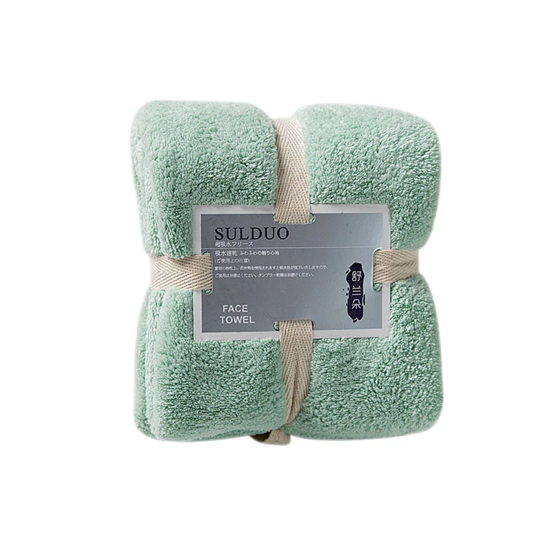 light green Милый коралловый флис мягкое полотенце абсорбирующая ткань нетканый материал может быть прикреплен к кухонным аксессуарам принадлежности для ванной комнаты - Цвет: light green