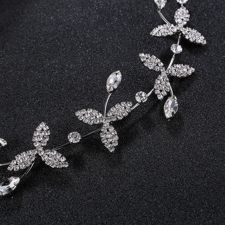 Диадемы и короны Miallo женские с австрийскими кристаллами модные обручи листьями