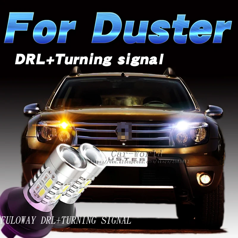 Автомобильный Стайлинг для Renault Duster светодио дный LED DRL дневные ходовые огни с