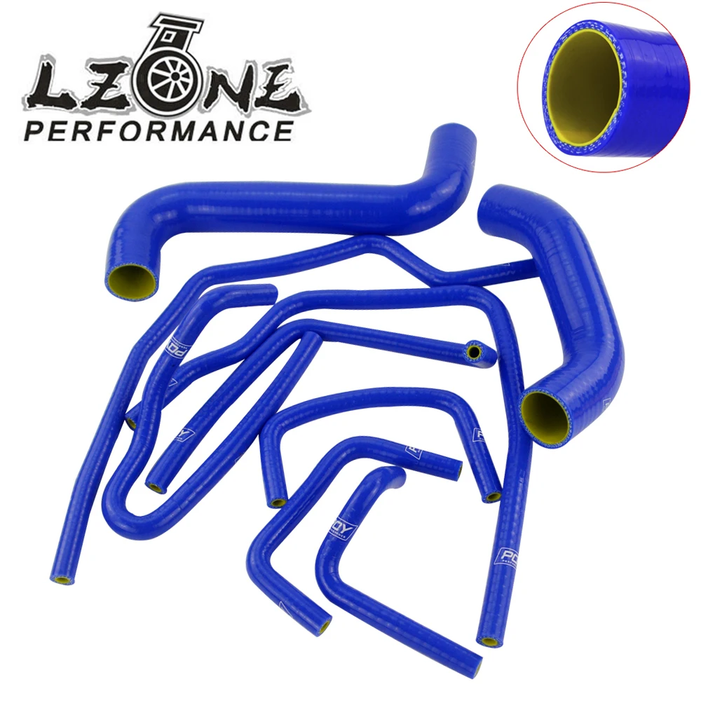 

LZONE - 9 шт силиконовый шланг радиатора комплект для 02-07 Subaru Impreza WRX/STi GDA/GDB EJ20 JR-LX1803C-QY