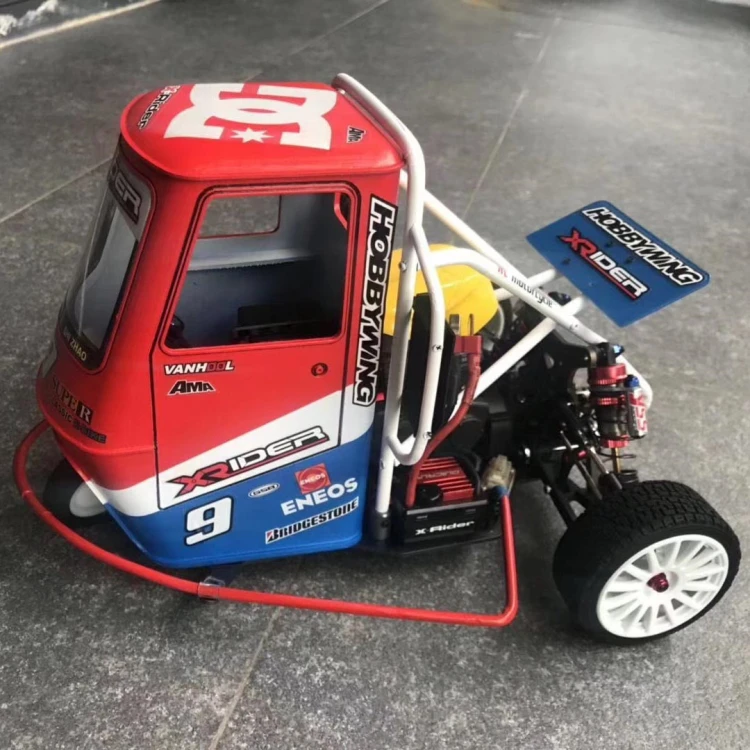 Радиоуправляемая машинка на дистанционном управлении 2,4G X-Rider 1/8 Piaggio Ape 1:8 2WD Детские дрифтерные машинки на батарейках RTR