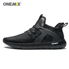 Кроссовки Onemix мужскиеженские, дышащие, сетчатые, для бега, уличная спортивная обувь для ходьбы, черные