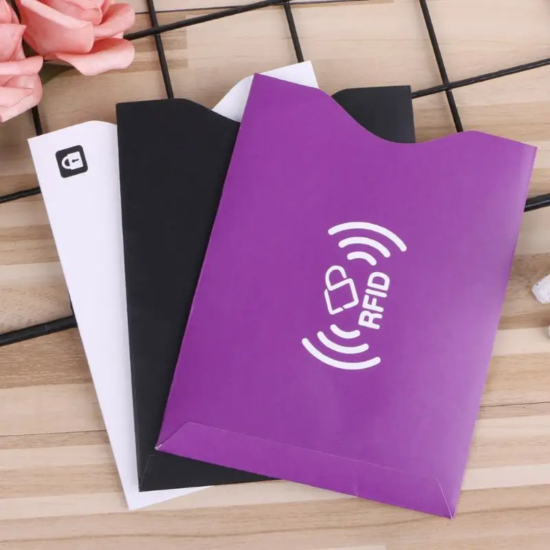 2020 Анти Rfid кошелек блокирующий считыватель Блокировка банк держатель для карт ID