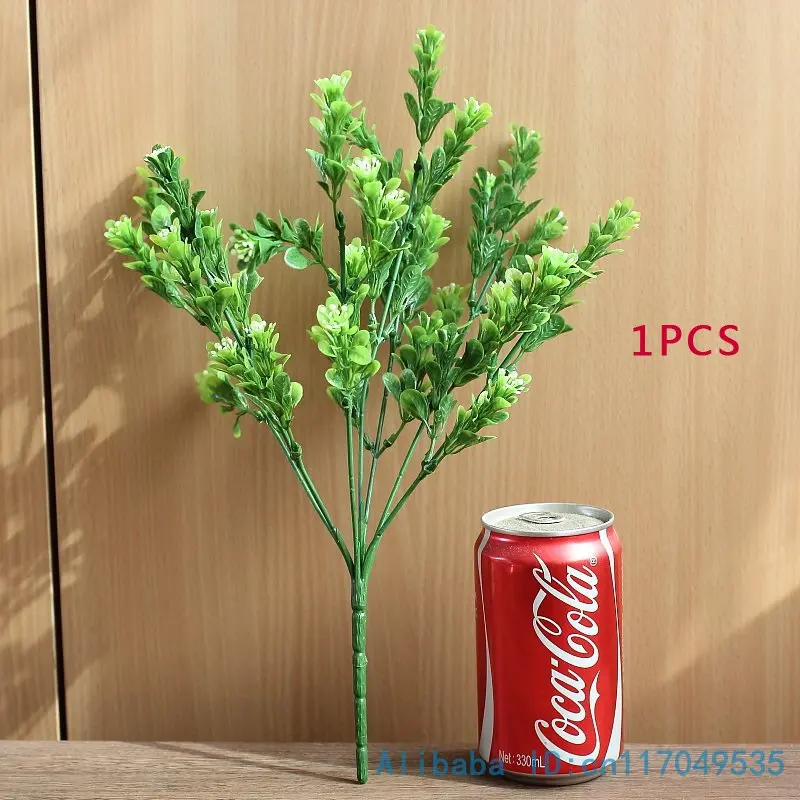 1 шт. красивые искусственные зеленые горшечные растения пластиковая трава