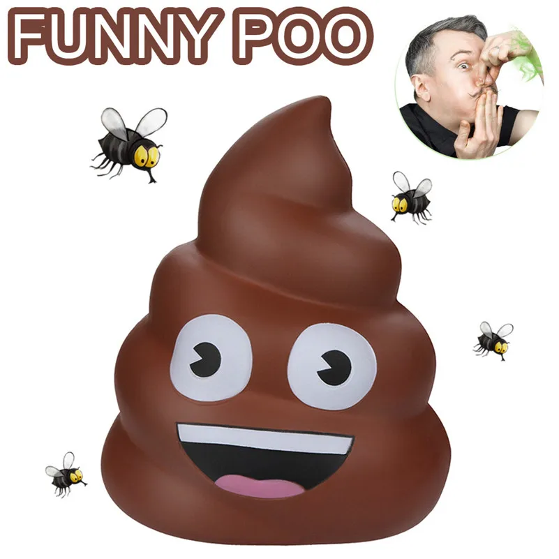 Восхитительные мягкие игрушки Kawaii Jumbo Poo супер медленно восстанавливающий крем