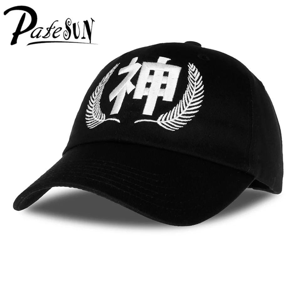 Patesun Бог Вышивка Snapback Бейсбол Кепки китайская мода письмо Новый стиль Bone