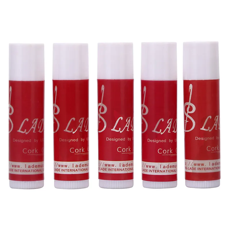 5Pcs Tubes Cork Grease For Clarinet Saxophone Flute Oboe Reed Instruments Musical Accessories Lubricate Protect | Спорт и
