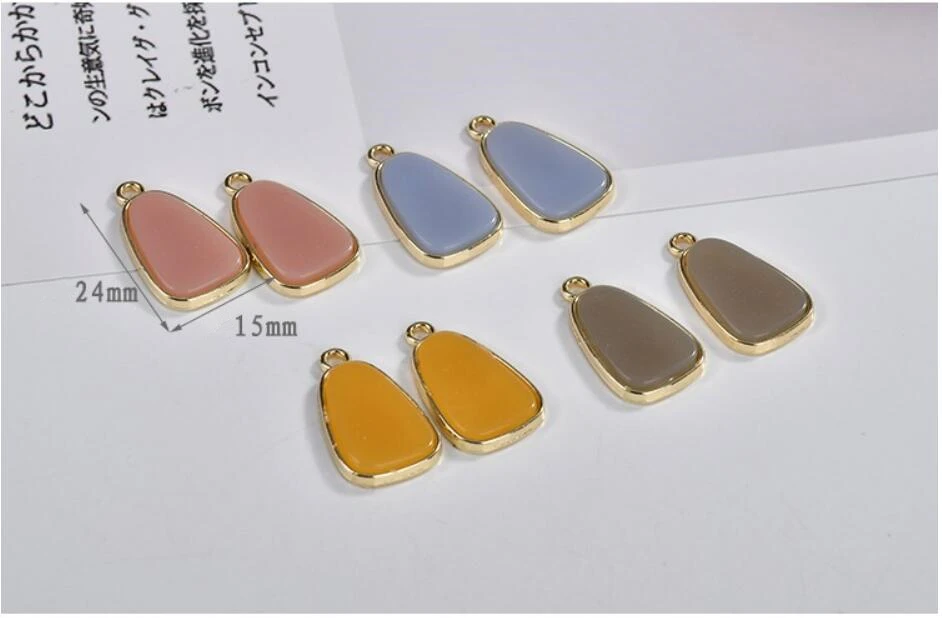 Оптовая продажа 30 шт./лот конфетный цвет полимерный сердечник украшение