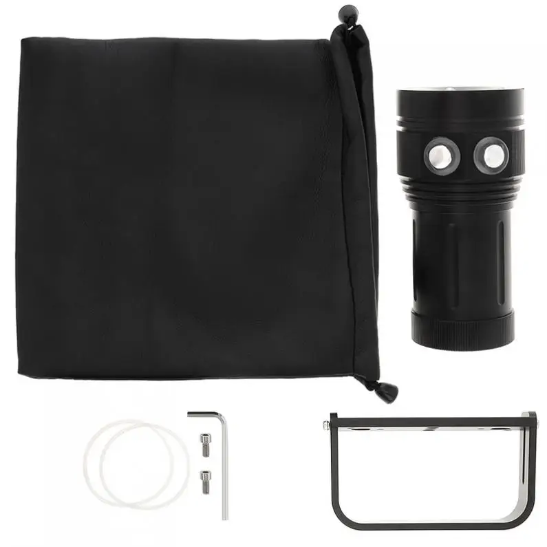 Verkauf 100M LED 15 XML2 6 Rot 6 UV High-power Berufs Tauchen Lampe Kamera Fotografische Lampe Tauchen Taschenlampe