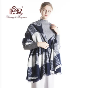 Клетчатый кашемировый шарф 2018, зимний женский шарф, клетчатый шерстяной шарф для женщин и мужчин, роскошный брендовый дизайнерский женский шарф